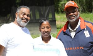 Anthony Ray Hinton and his best friend Lester Bailey, with his wife. (Ruth Hopkins)