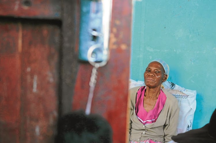 Hluphekile Mabuyakhulu is a bed-ridden pensioner who says she was pressured into signing a lease for her ancestral land. Picture: Qiniso Mbili